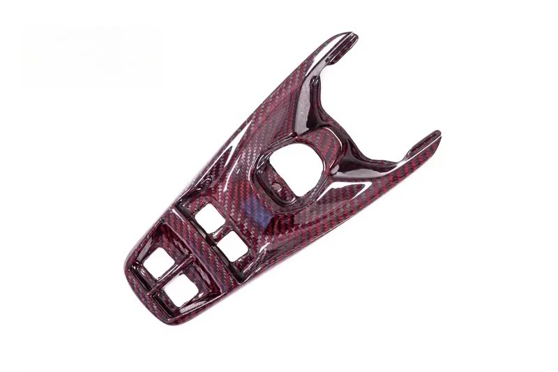 Red Dry Carbon Fiber 2015-2019 F488 GTB & Spider  Center Console Base Panel for F488 GTB & Spider